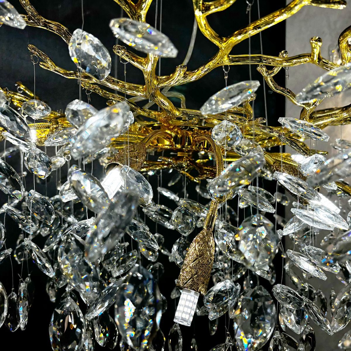 Lustră MD4115-1-EGN CINDY 10xG9 max 40W aur ZUMALINE