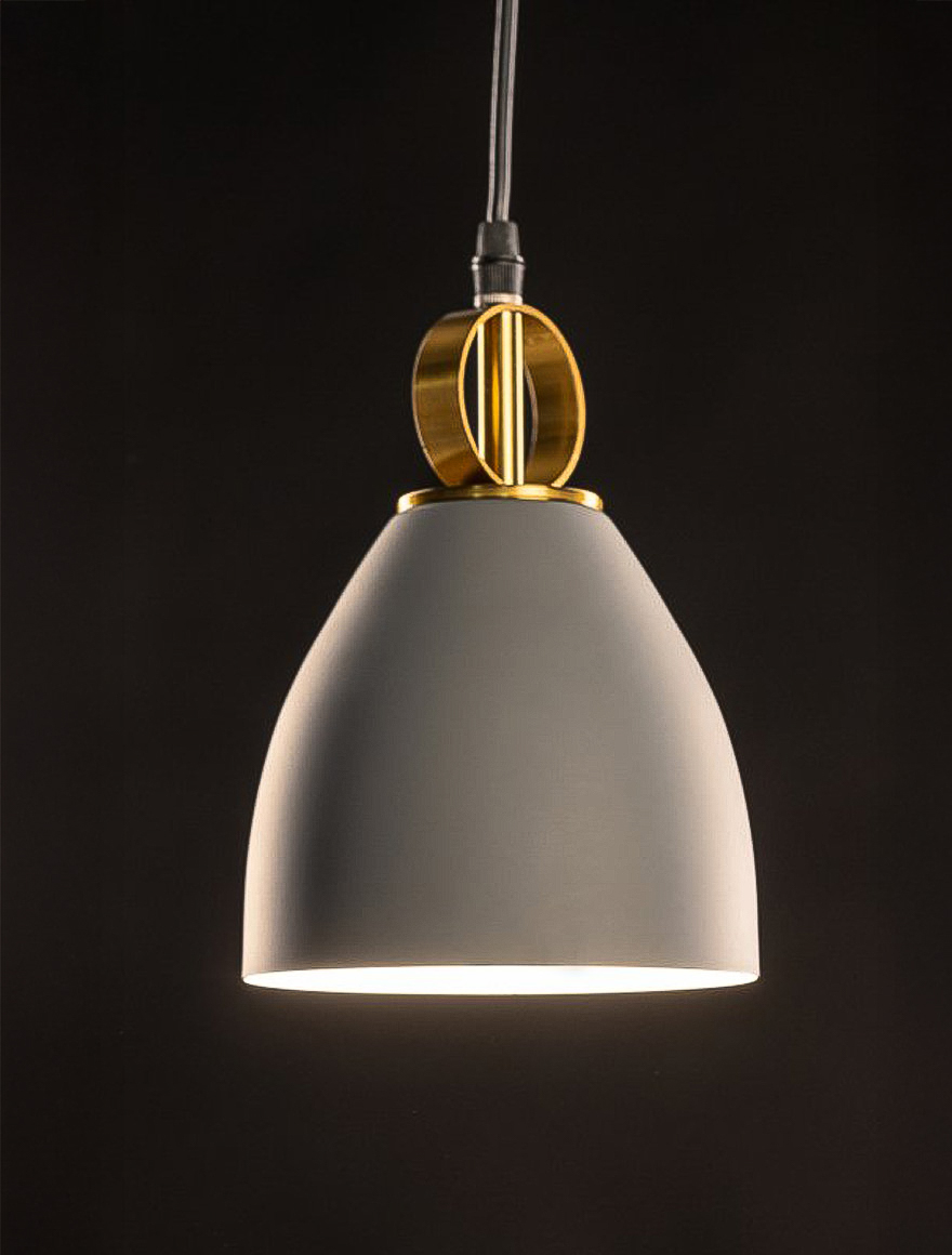 * SuspensieKERALA 1XE27 D16cm gri GTV