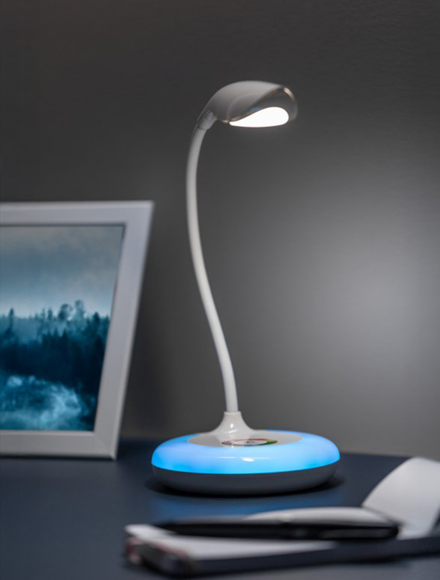 * Veioză LED GALACTIC 5W 4000K+RGB albă GTV