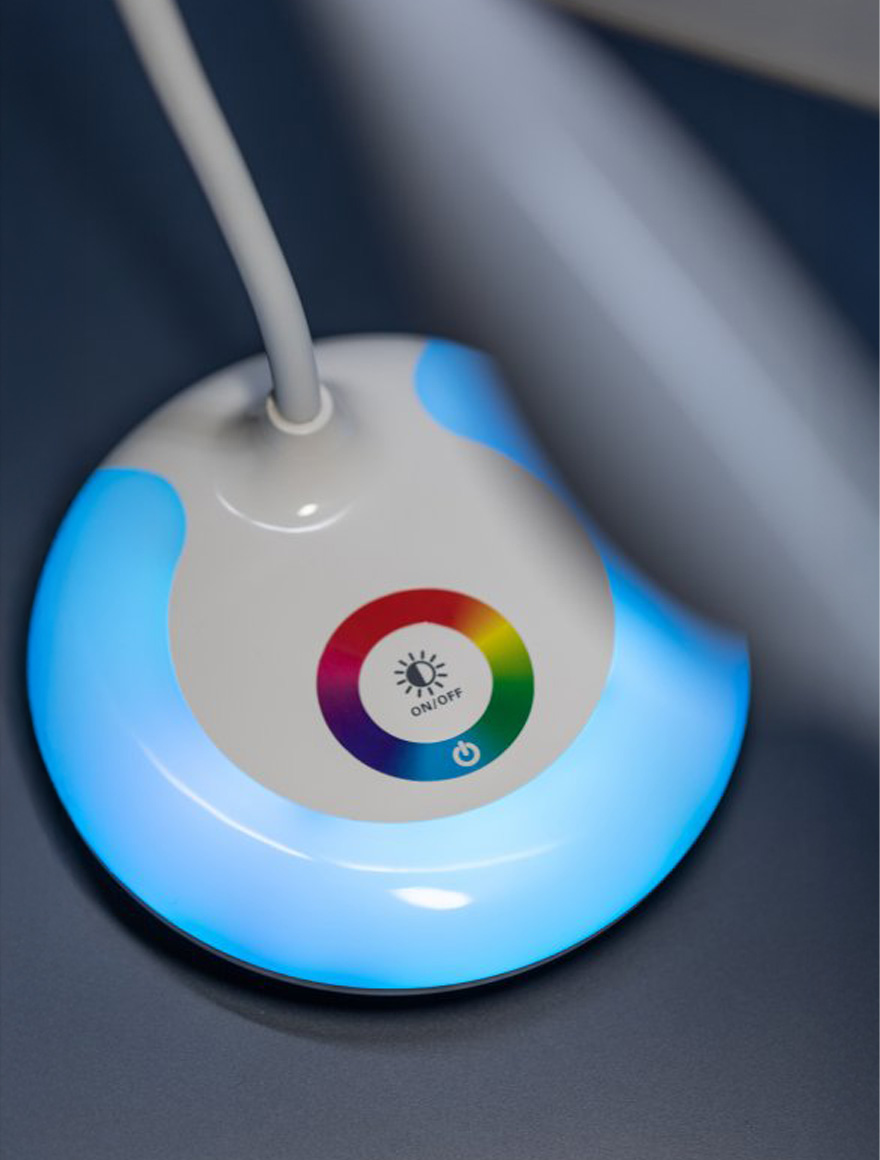 * Veioză LED GALACTIC 5W 4000K+RGB albă GTV