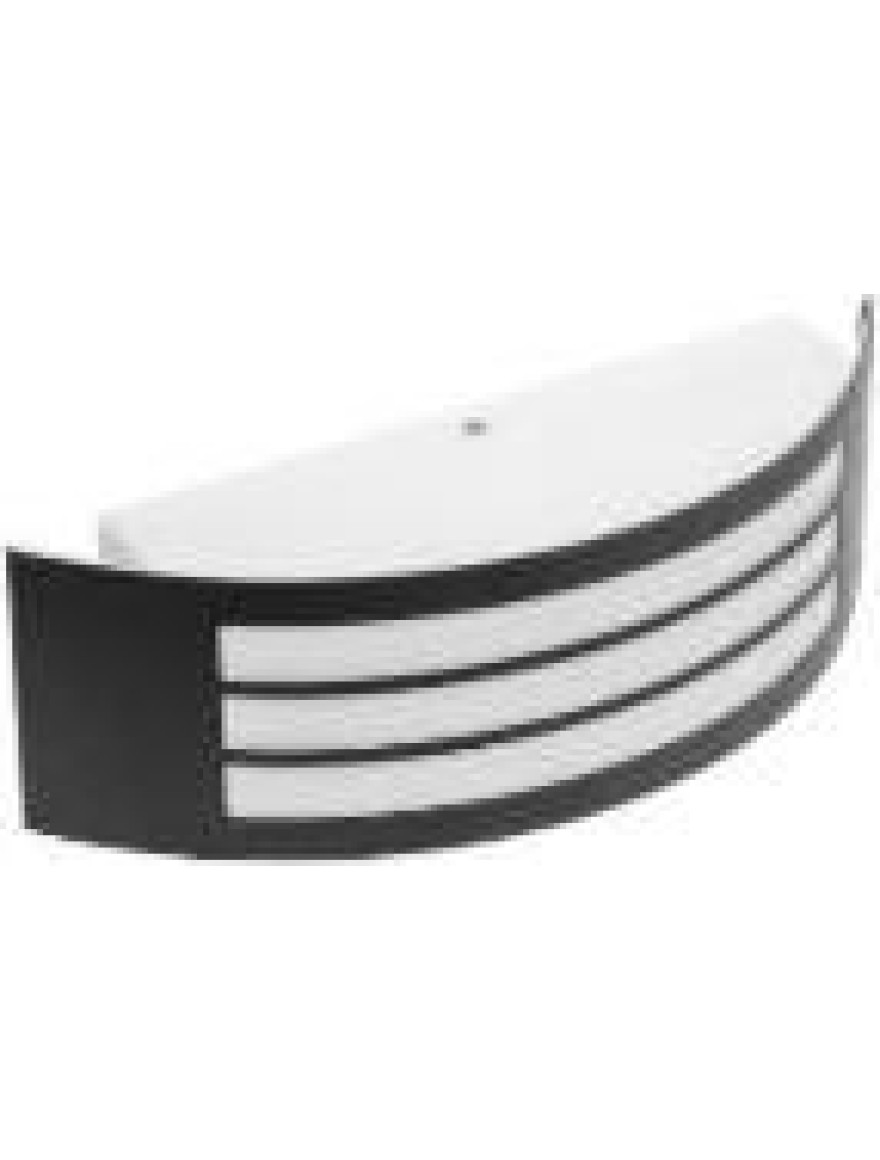 Corp de iluminare pentru fațade ASTRIT 1XE27 IP54 negru+alb GTV