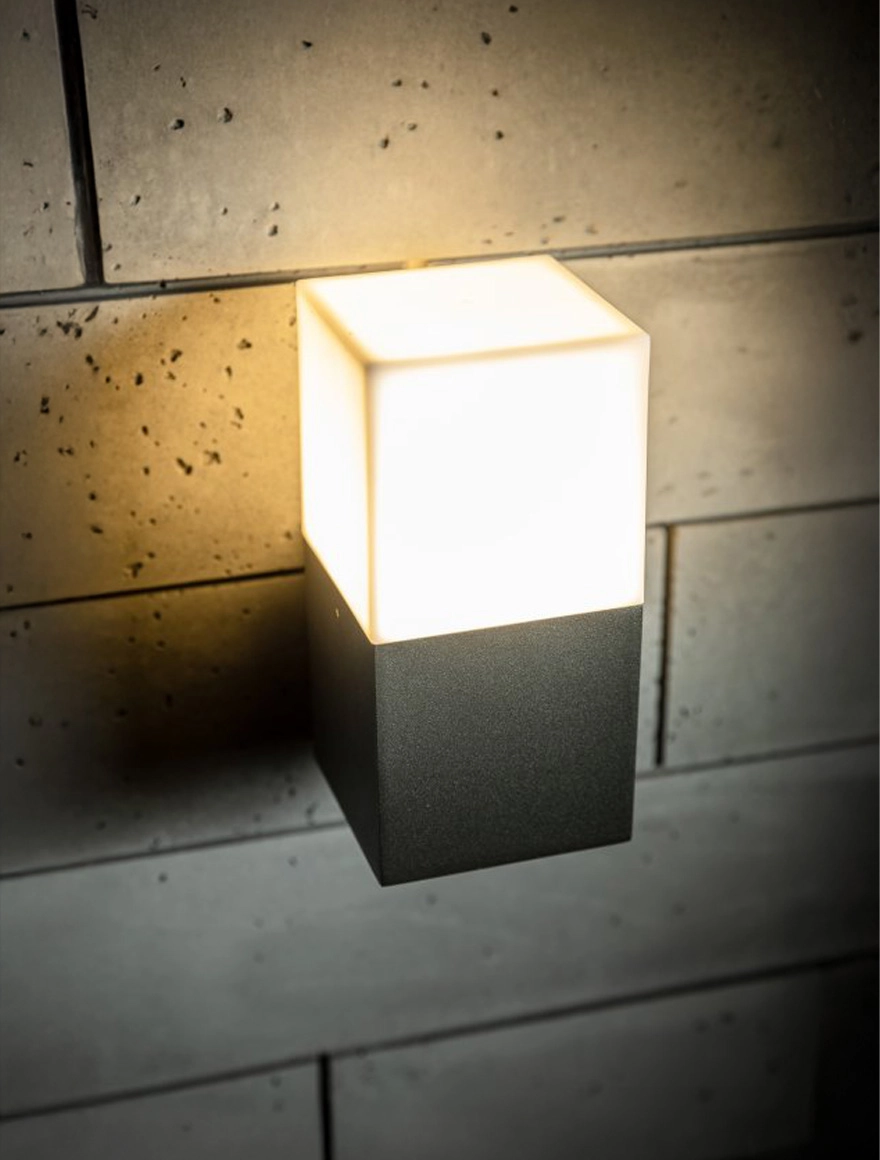 Corp de iluminare pentru fațade LARGO-AU 1XE27 IP54 grafit GTV