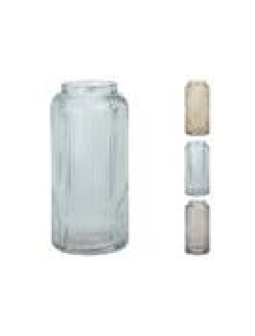 Vază din sticlă Borcan H25cm, D11cm