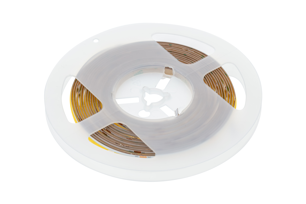 Светодиодная лента COB 11Вт/м 480led/м 2700K 8мм 12В 5м GTV