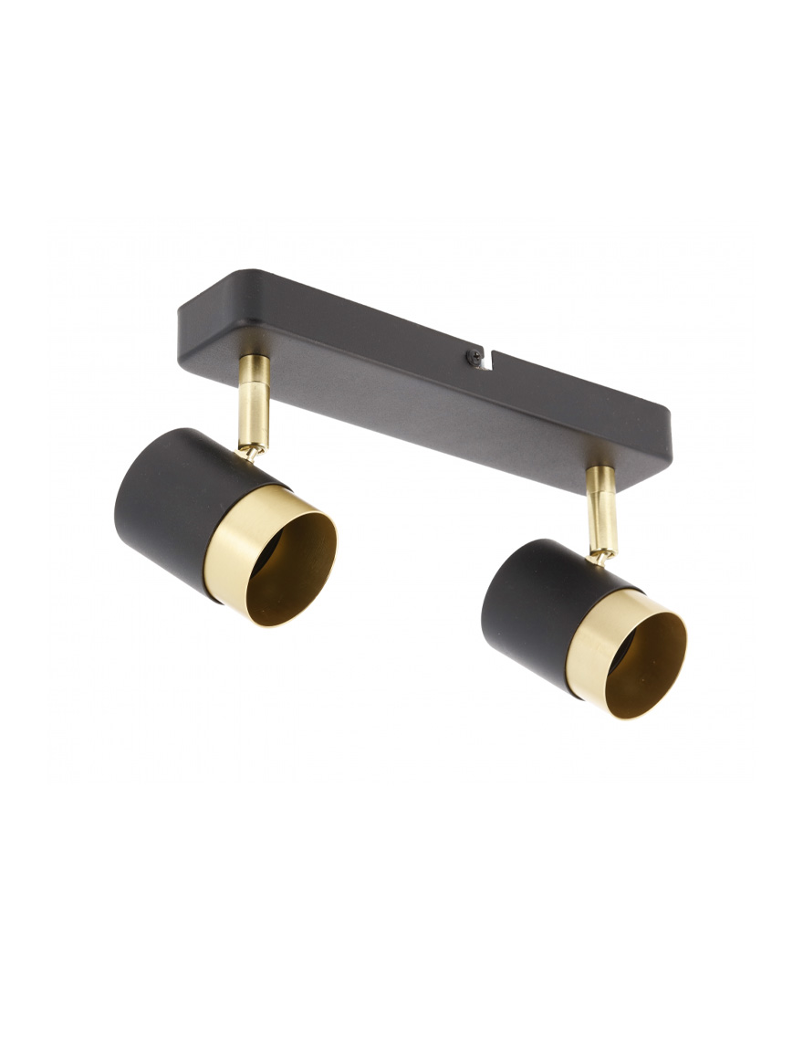 * Corp de iluminat aplicat  ORIO 2XGU10 negru GTV