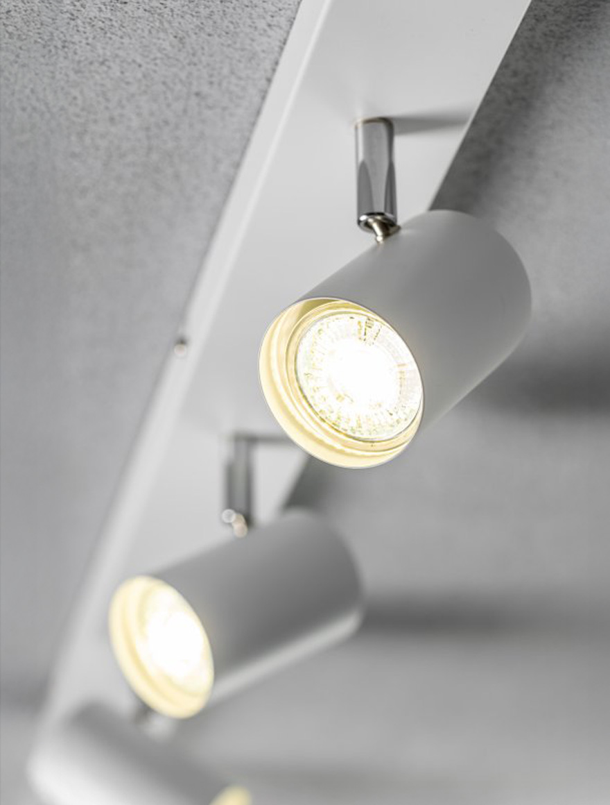 Накладной светильник VENETO 5xGU10, макс. 20W, белый, GTV