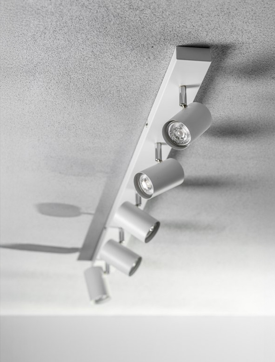 Накладной светильник VENETO 5xGU10, макс. 20W, белый, GTV