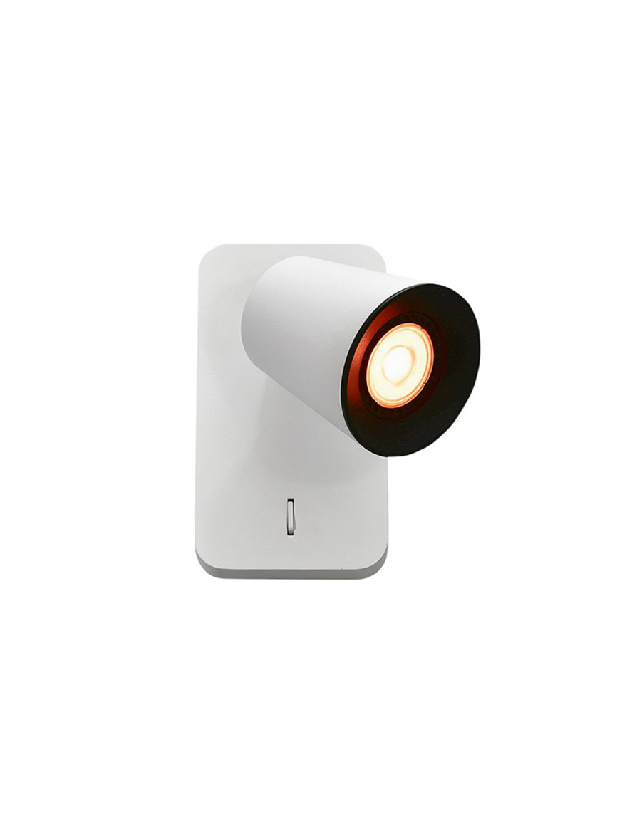 Настенный встраиваемый светильник ELLI 1xGU10, белый, GTV