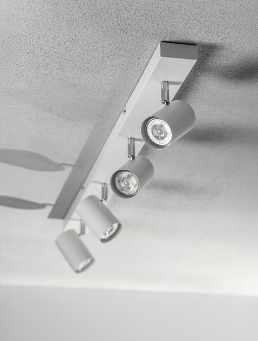 Накладной светильник VENETO 4xGU10, макс. 20W, белый, GTV