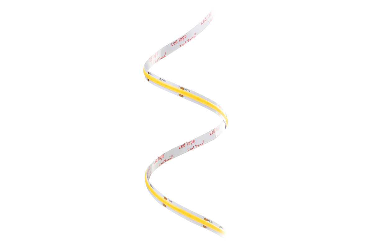 Светодиодная лента COB 10Вт/м 320led/м 2700K 8мм 24В 5м GTV