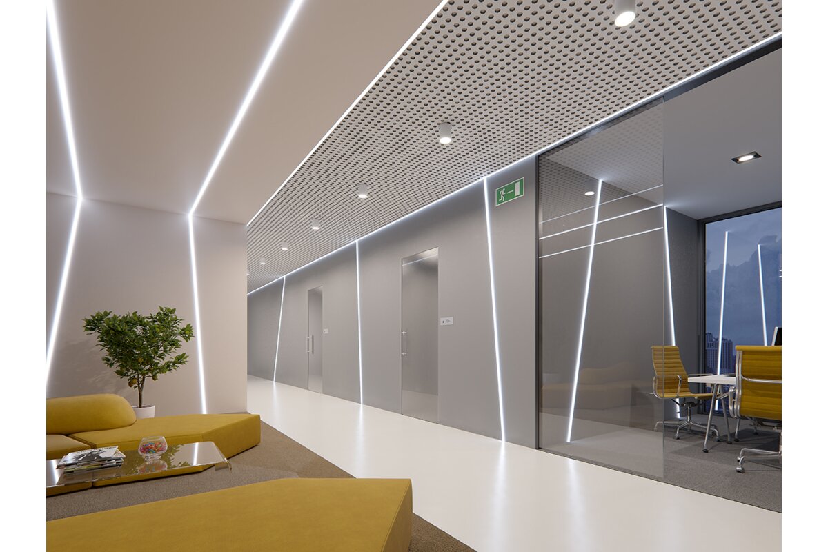 Светодиодная лента SMD2835 15,6 Вт/м, 600 LED, IP20, 3200 К, 10 мм, 24 В, 5 м GTV