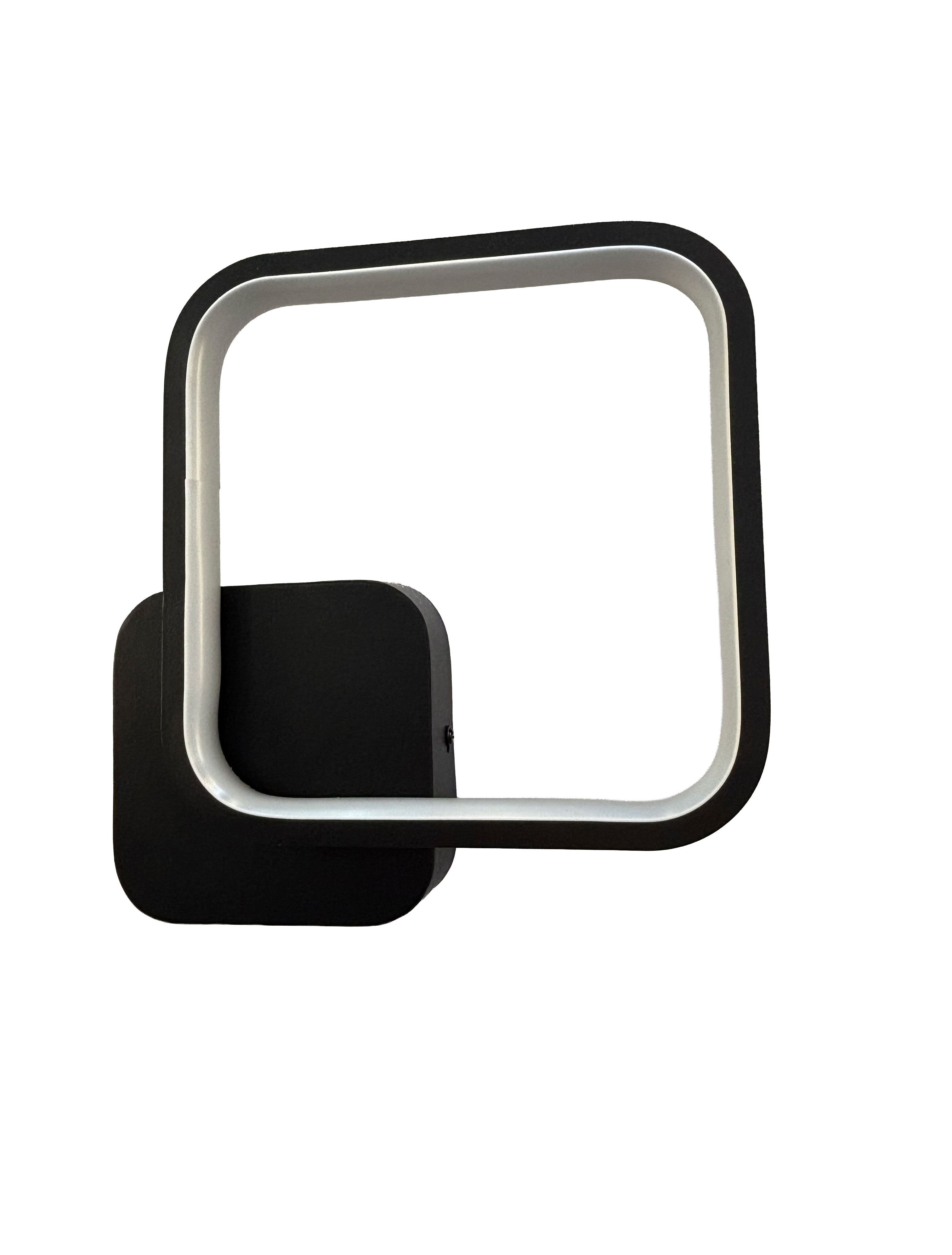 Aplică LED VG 12W 4000K IP20 negru VB60001B-1 Luminaled