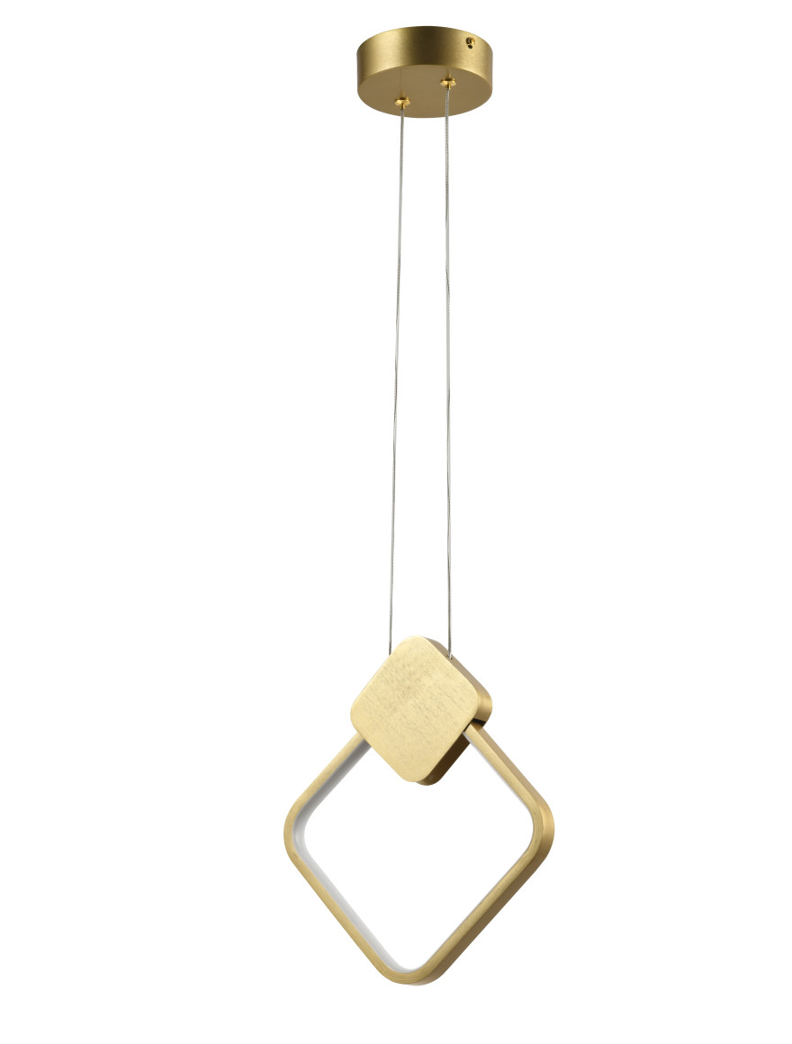 Suspensie LED VG 12W 4000K IP20 brush gold VC60001G-1 Luminaled