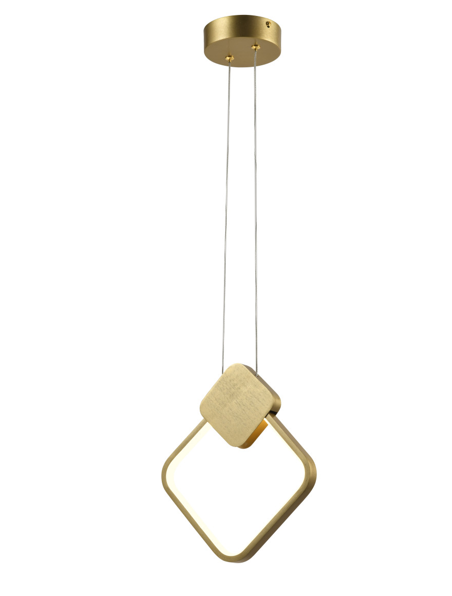 Suspensie LED VG 12W 4000K IP20 brush gold VC60001G-1 Luminaled