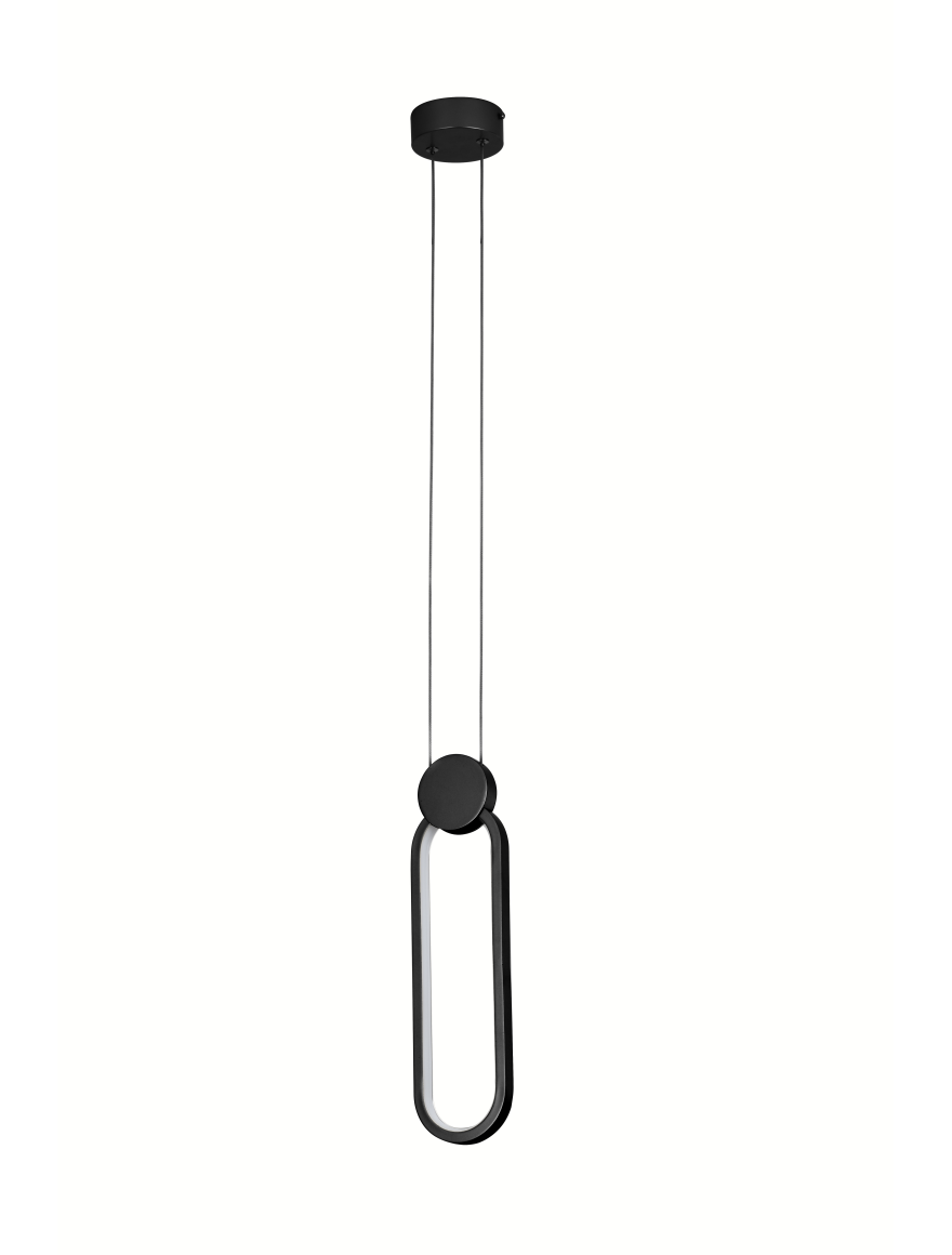 Suspensie LED VG 15W 4000K IP20 negru VC60005B-1 Luminaled