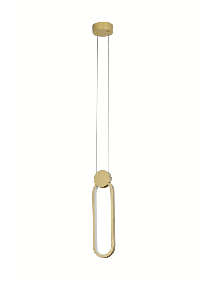 Suspensie LED VG 15W 4000K IP20 brush gold VC60005G-1 Luminaled