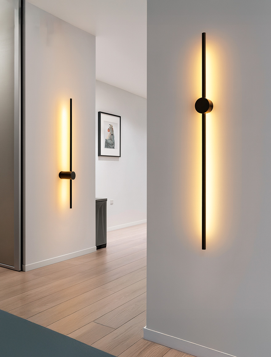 Aplică LED VG 15W 4000K IP20 neagră 9081C Wall 900 - BK Luminaled