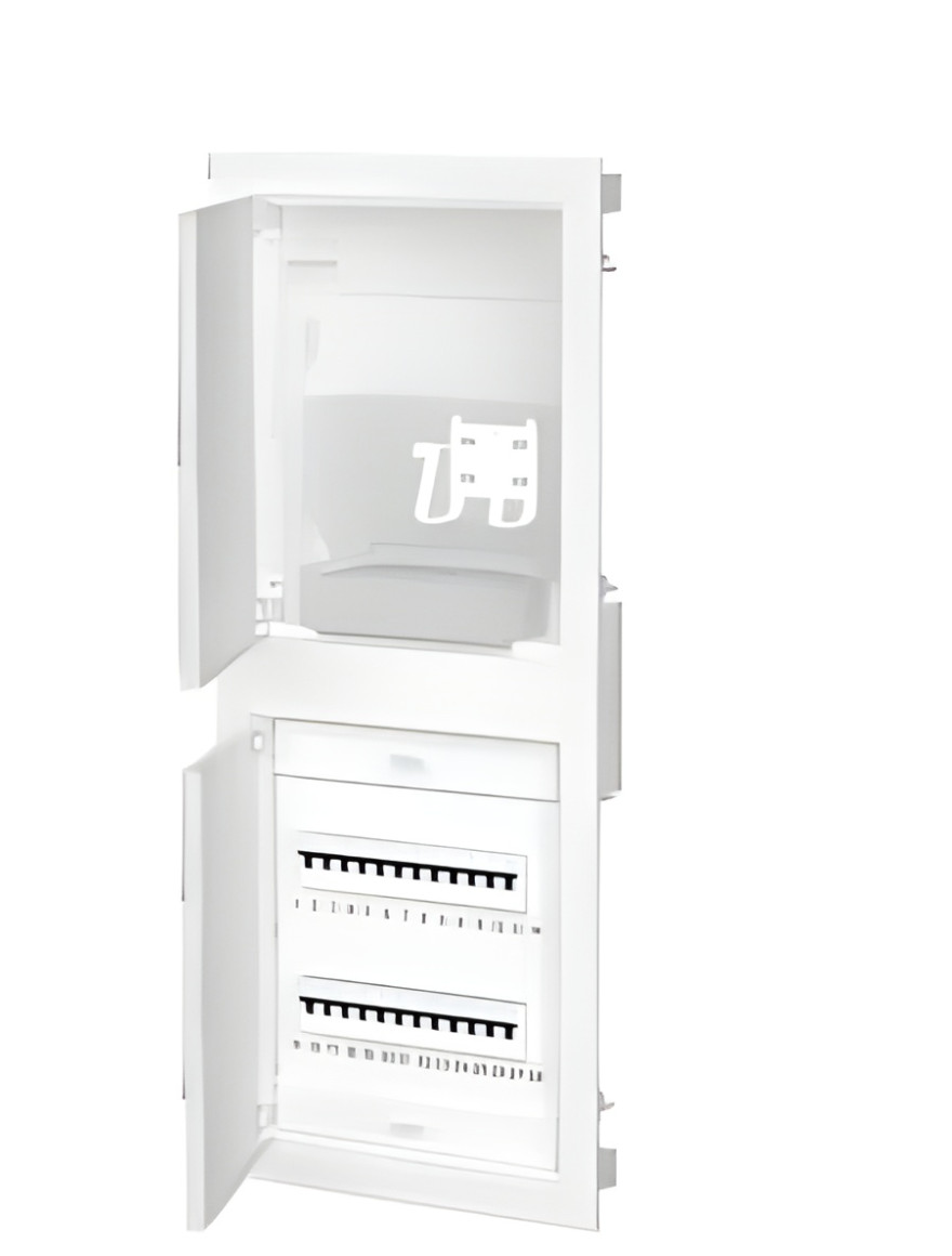 Cutie COMBO p/u automate 24+4M + multimedia 2 vertical metal interior IP40 MANDEKS