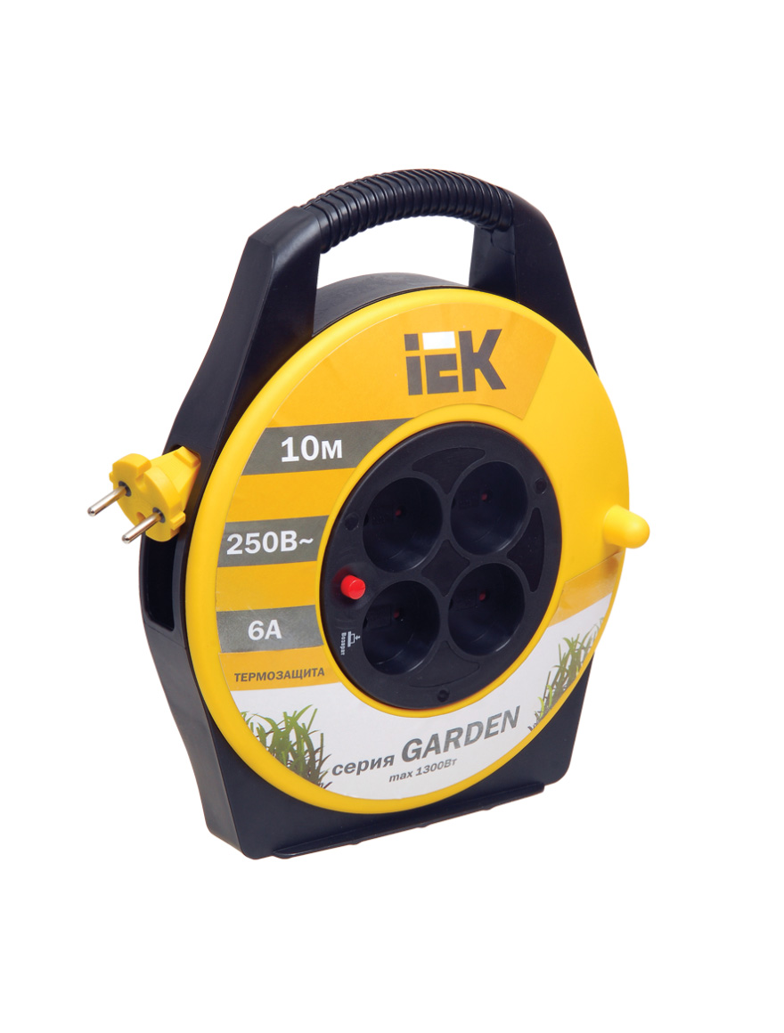 Prelungitor rolă UK10 cu prot. term. 4 locuri  2Р/10м 2х0,75 mm2 "Garden"
