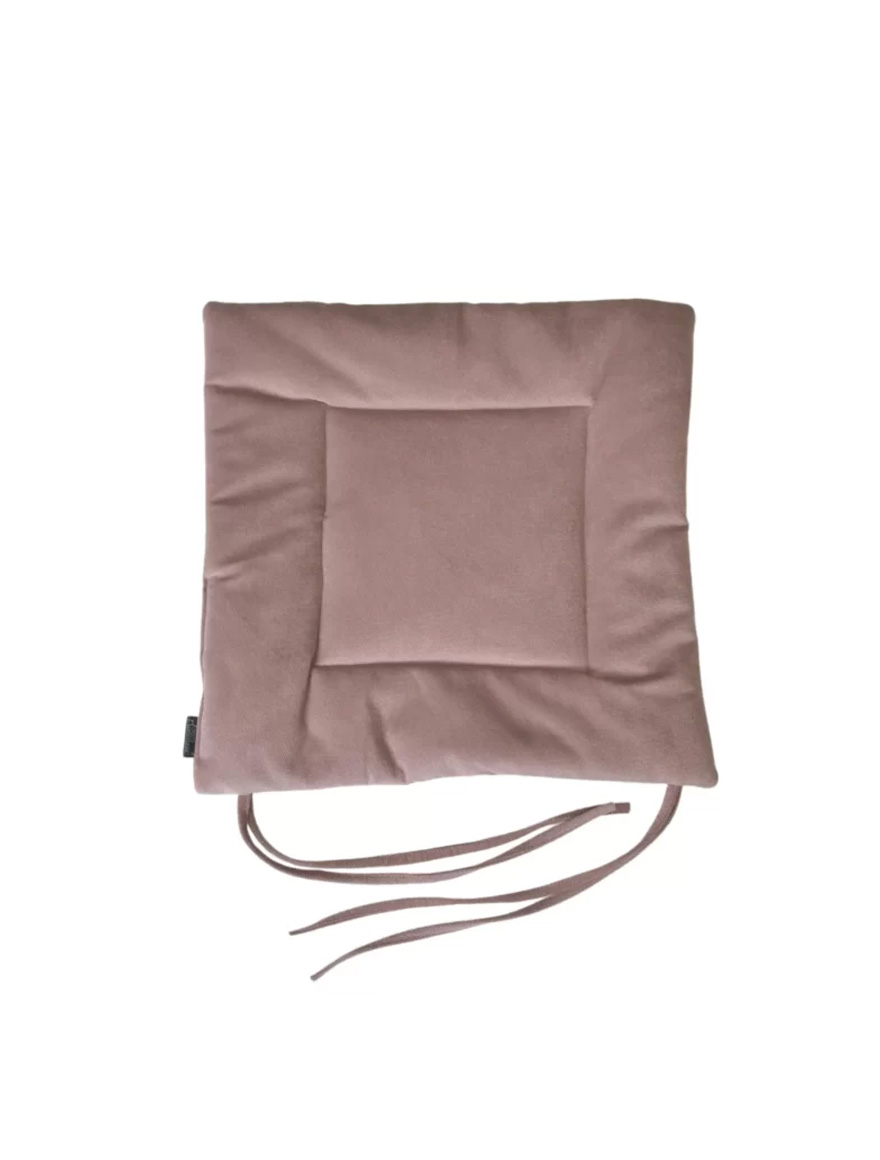 Подушка на стул 40*40см ПУДРОВО-РОЗОВАЯ 19