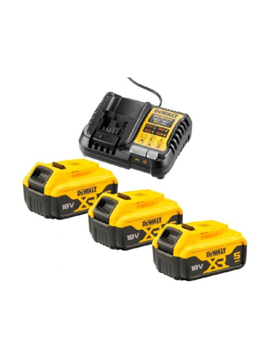 Incarcator acumulator DeWALT DCB1104P3+3 Li-Ion 18V 5.0Ah