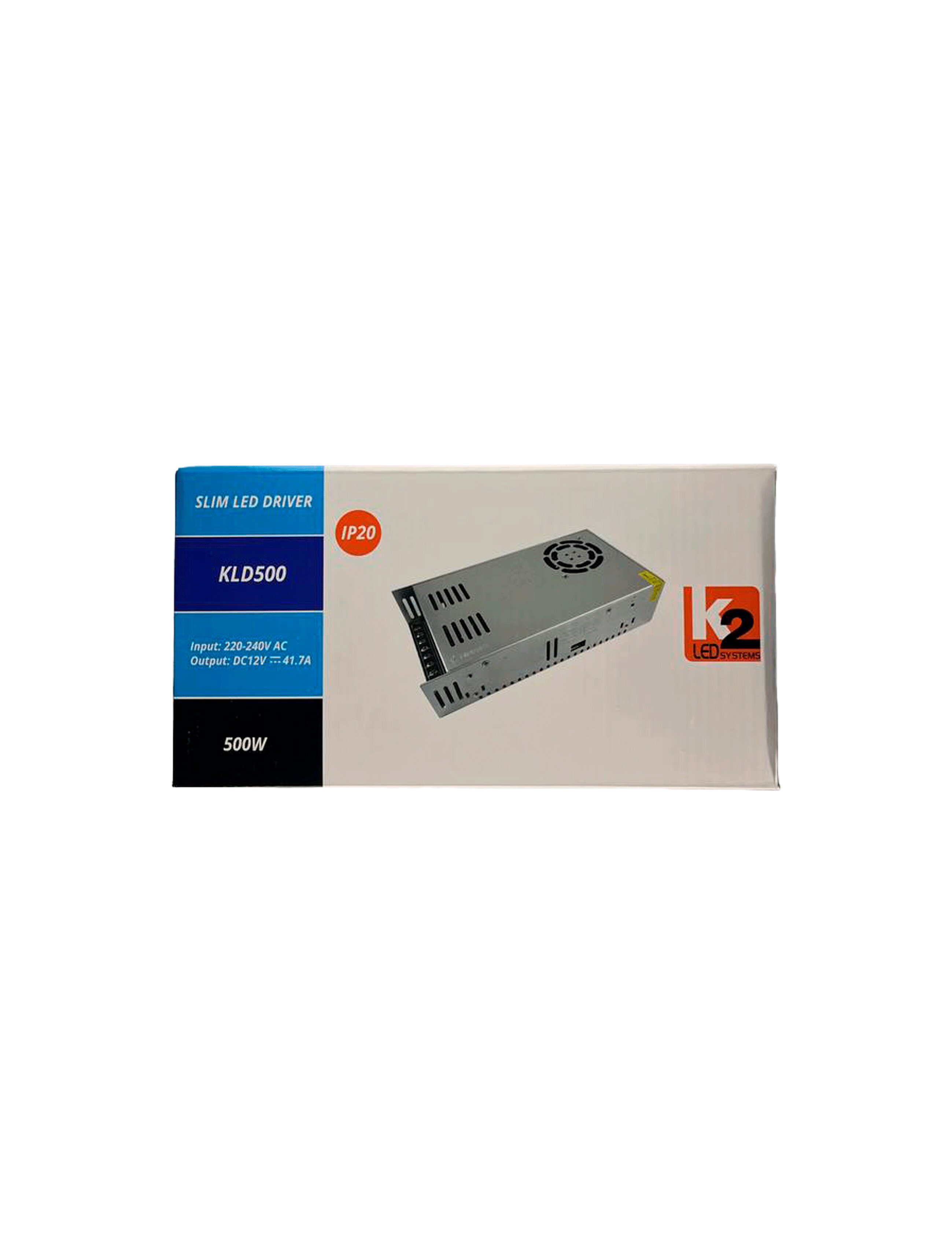 Sursă de alimentare LED 500W-41,7A-12V IP20 Slim K2