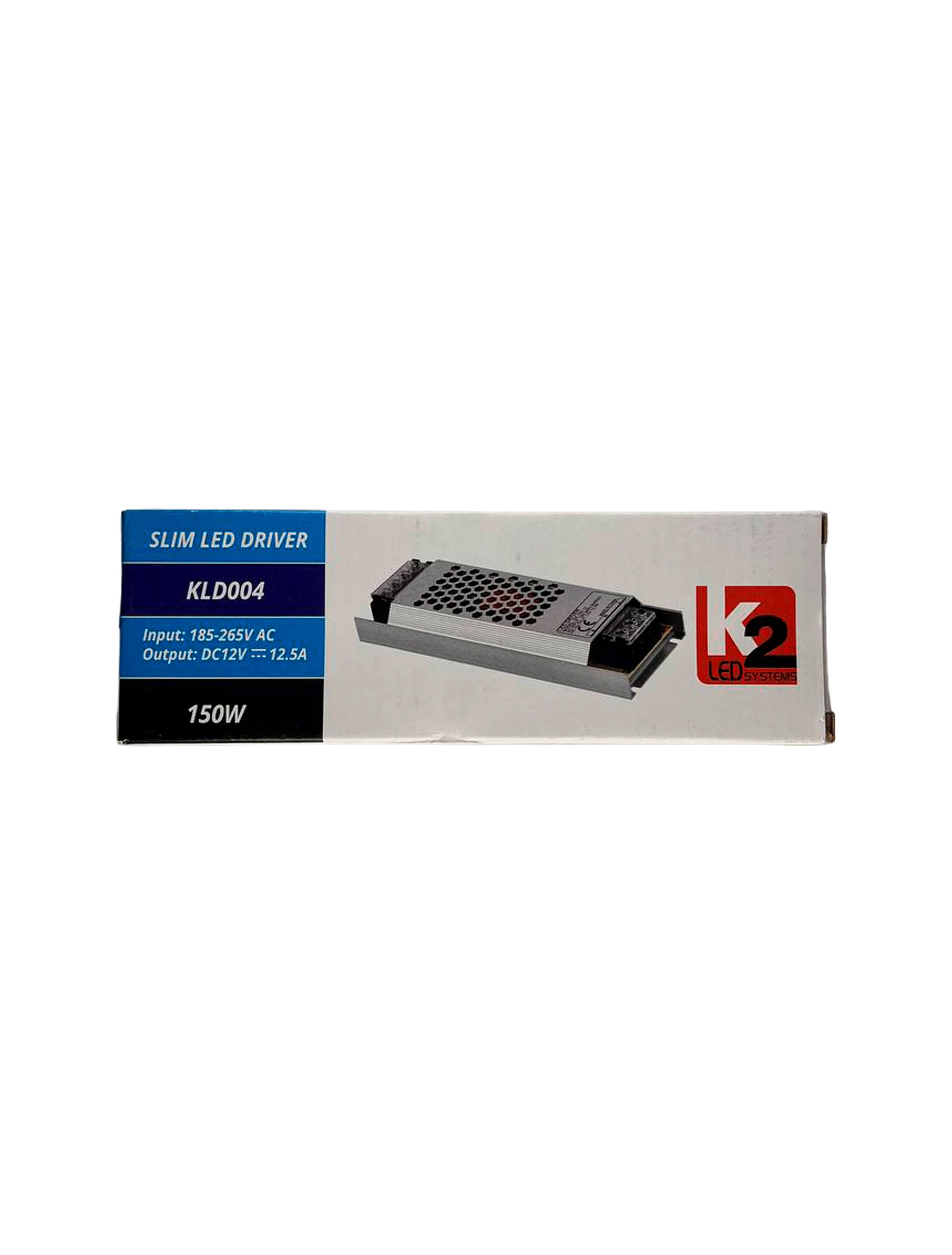 Sursă de alimentare LED 150W-12,5A-12V IP20 Eco Ultra Slim K2