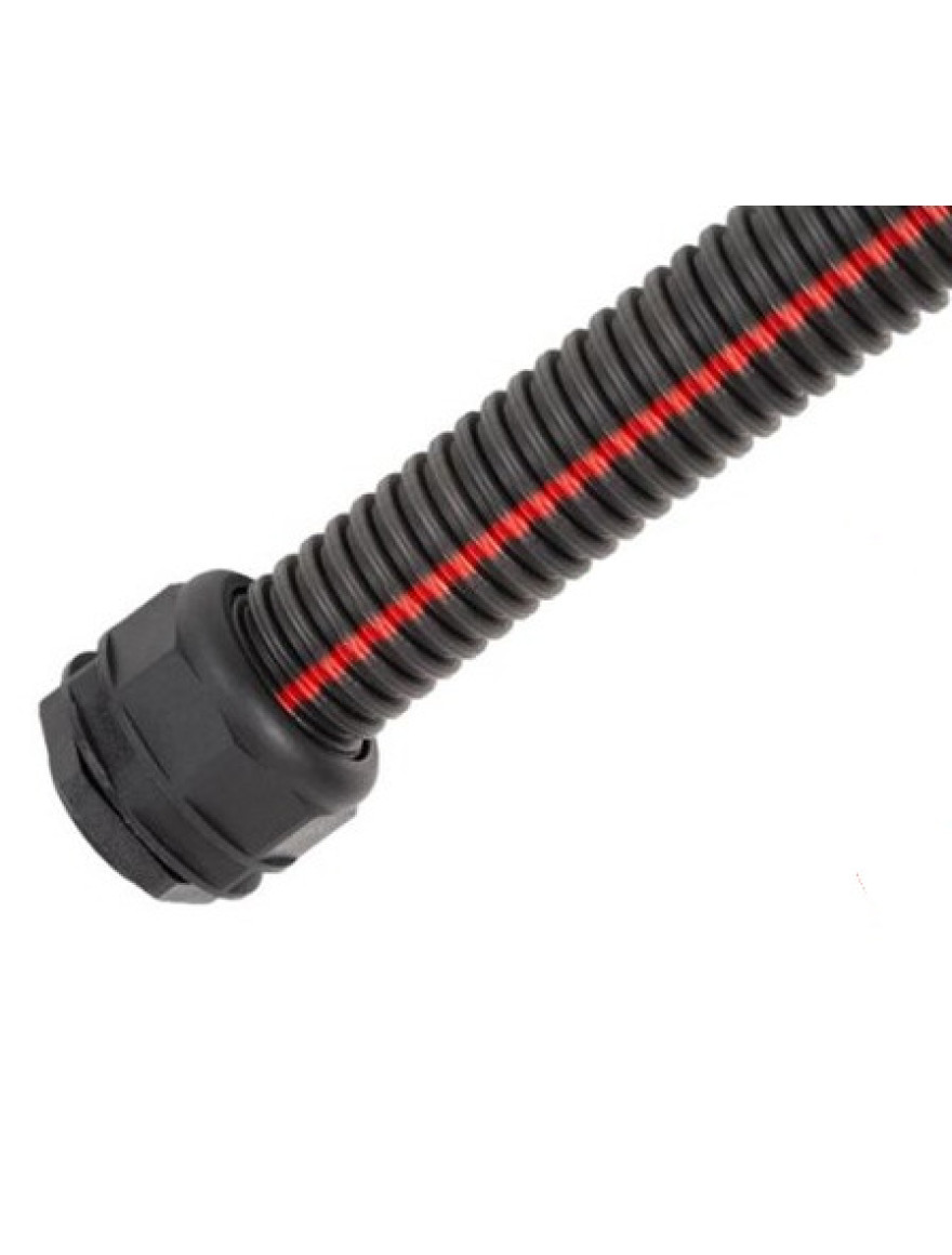 Tub gofrat cu pereți dubli R  450N, D50, HF, stabilizat UV, cu fir (50m) Extro SUB