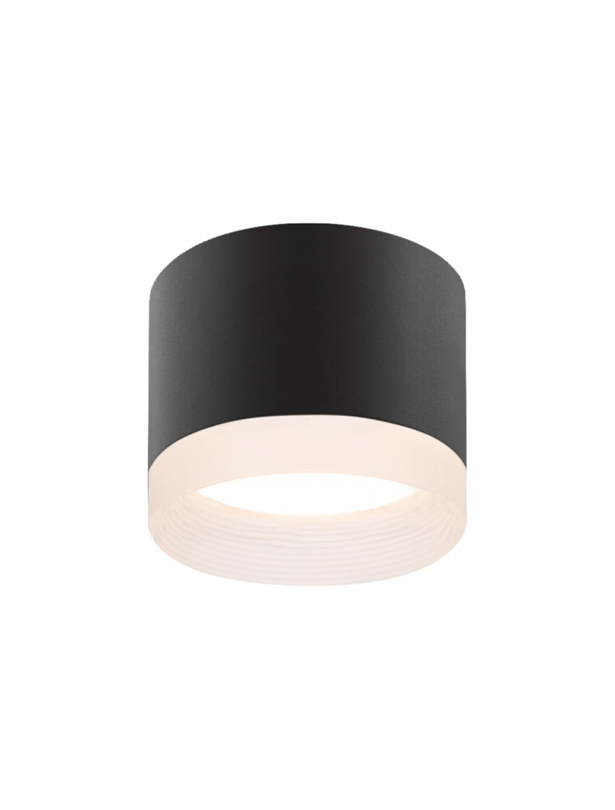 * Spot aplicat 1*GX53 80x70 rotund negru Luminaled