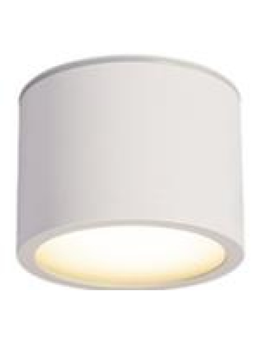 Spot aplicat 1*GX53 80x60 rotund alb IP44 Luminaled