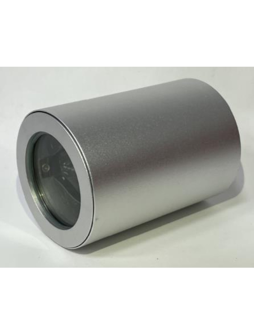 * Spot aplicat 1*GU10 65x88 rotund argint IP44 Luminaled