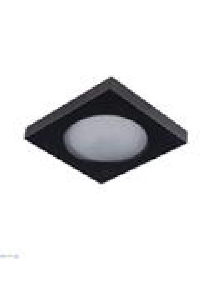 * Spot încorporat 1*MR16 IP44 pătrat negru Luminaled