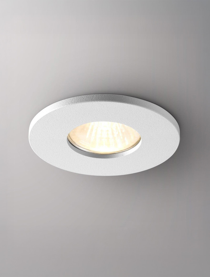 Встраиваемый прожектор 1*MR16 IP44 круглый белый Luminaled