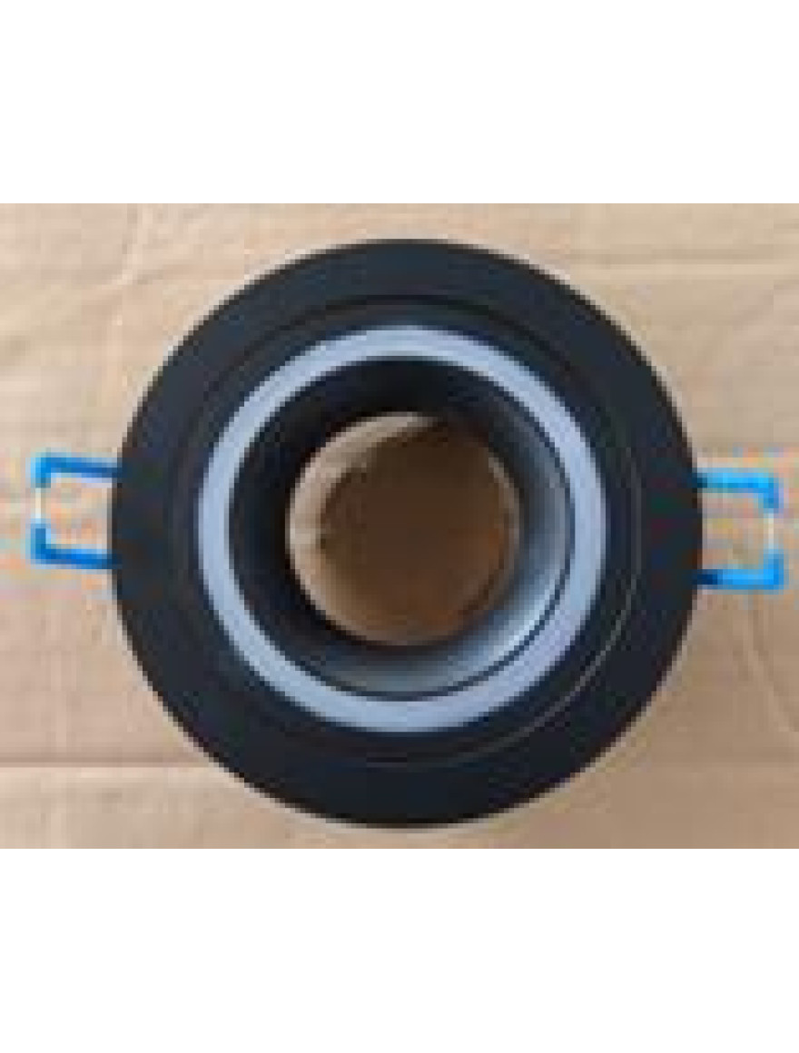 Spot încorporat 1*MR16 D90 rotund negru Luminaled