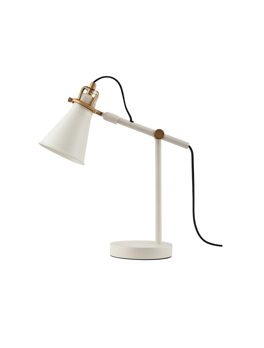 Lampă de masă 1xE27 beige+brass HN2572 Luminaled