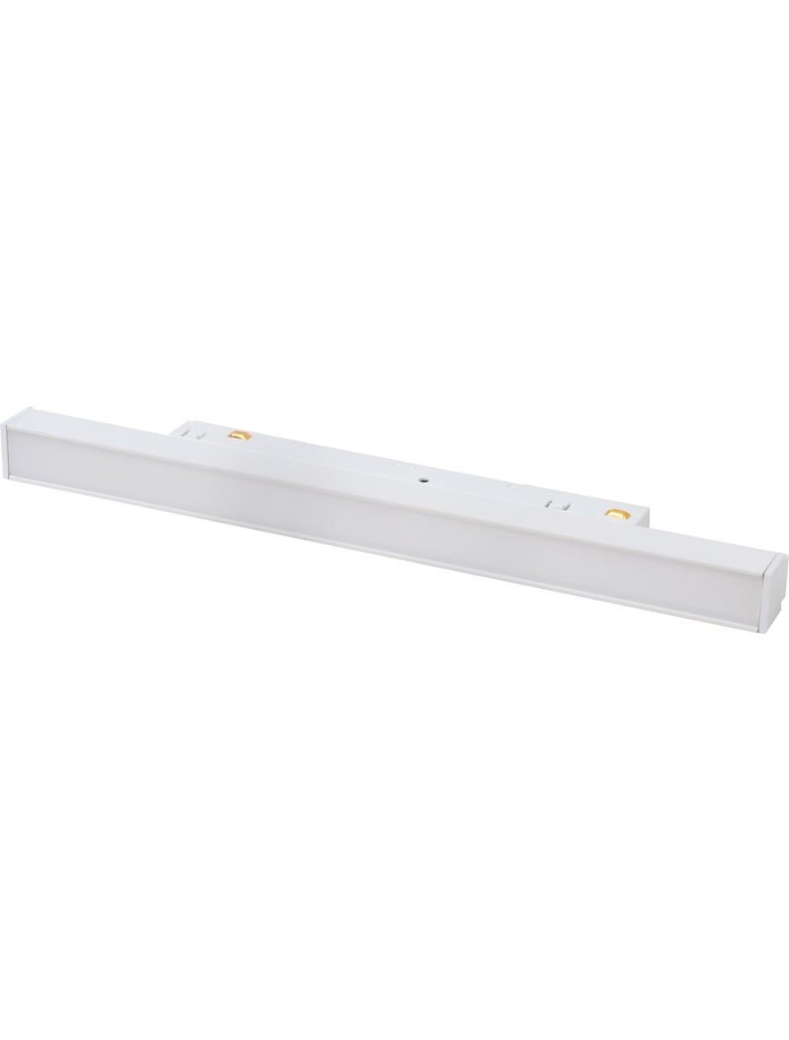 Corp de illum. liniar pentru șină magnetică S20 10W 48v 3000K ALB