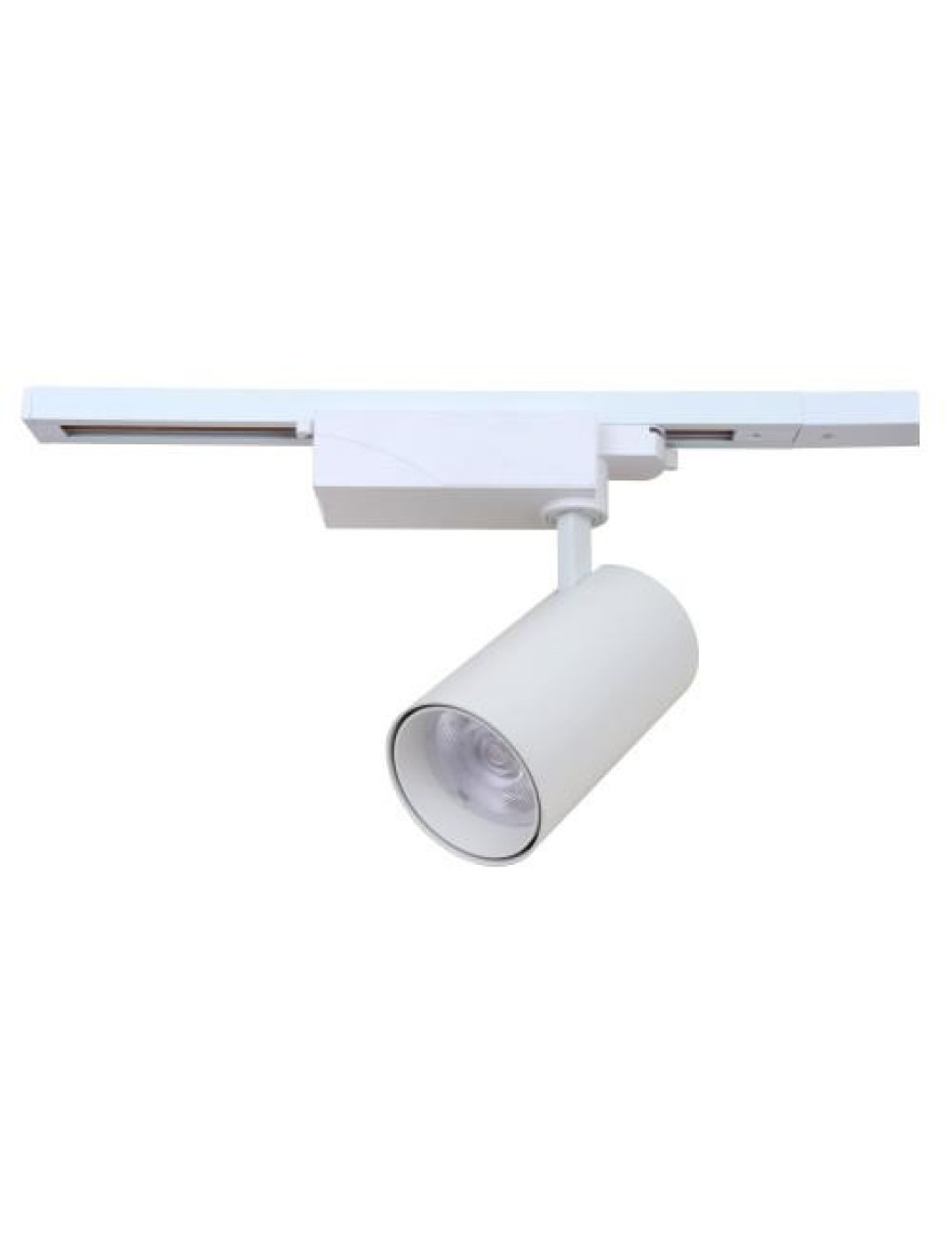 Proiector pentru șină track 20W 3000K 220V alb