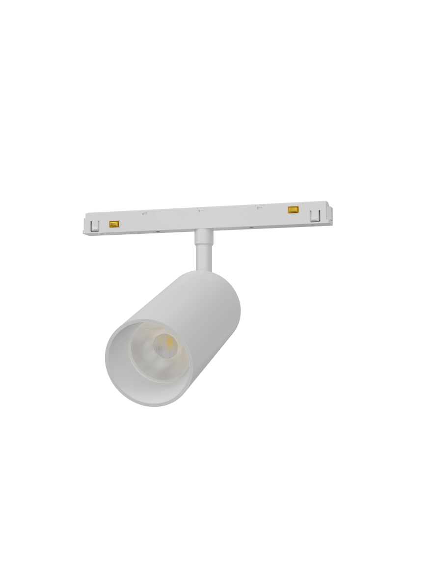 Proiector pentru șină magnetică S20 20W 48V 4000K  ALB
