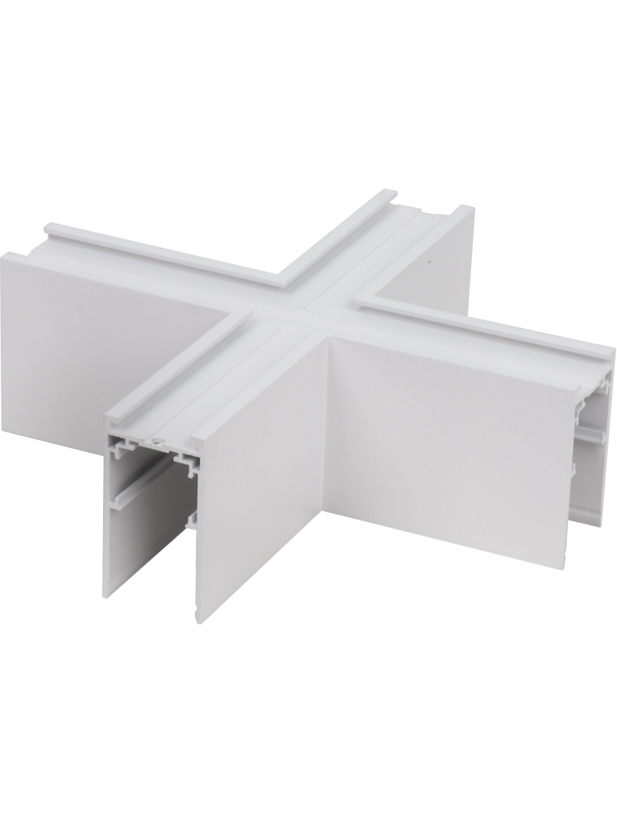 Conector tip X p/u șină magnetică aplicată S20 ALB