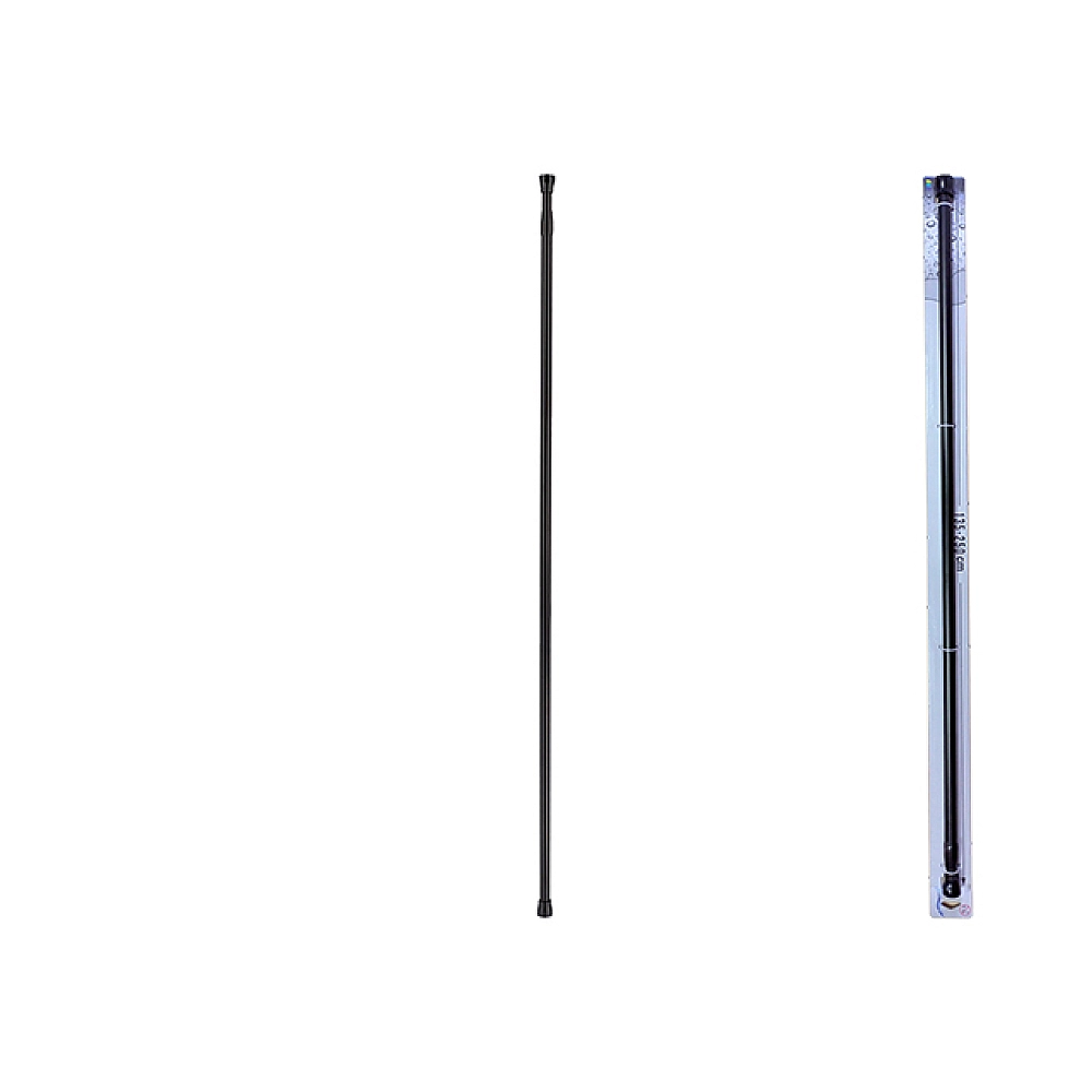 Карниз Tendance 135-250 см, черный алюминиевый