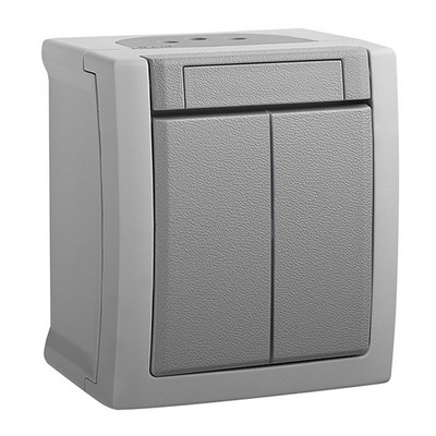 Întrerupător ermetic 2-cl IP54 Pacific sur Viko