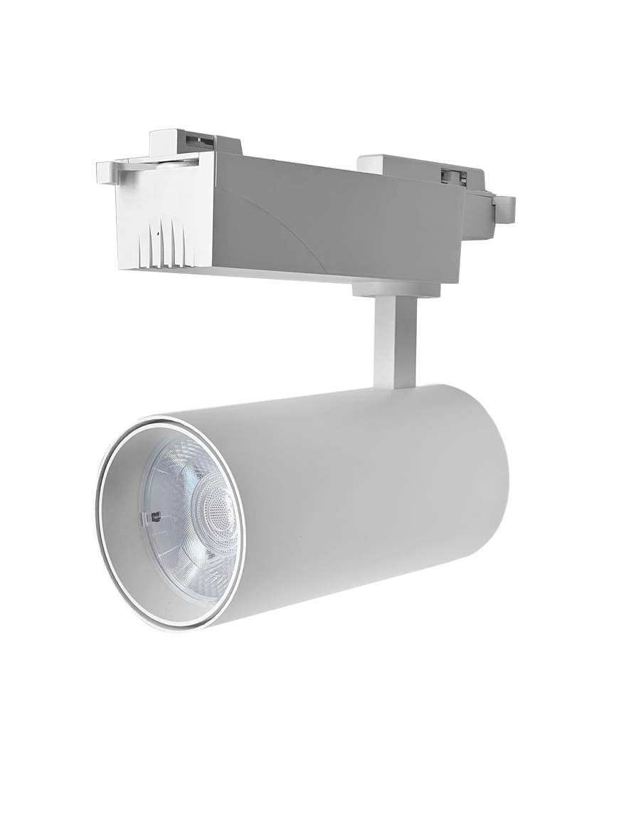Proiector pentru șină track 30W 3000K 220V alb