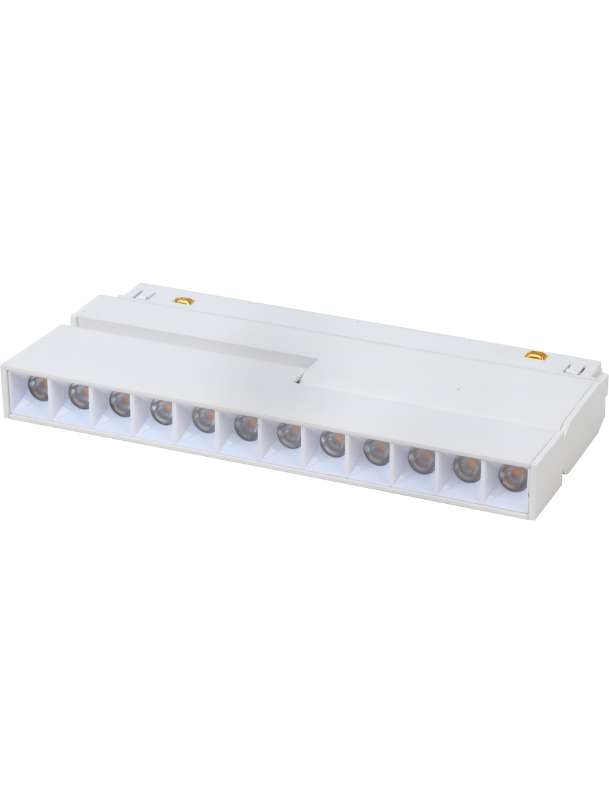 Corp de illum. direcționat reglabil pentru șină magnetică S20 9W 48V 4000K ALB