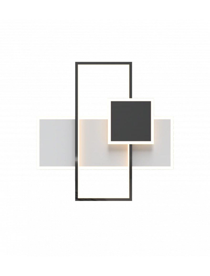 * Lustră LED MX4463-3-3WBT SALO 46W 5400Lm 3000K negru+alb ZUMALINE 3