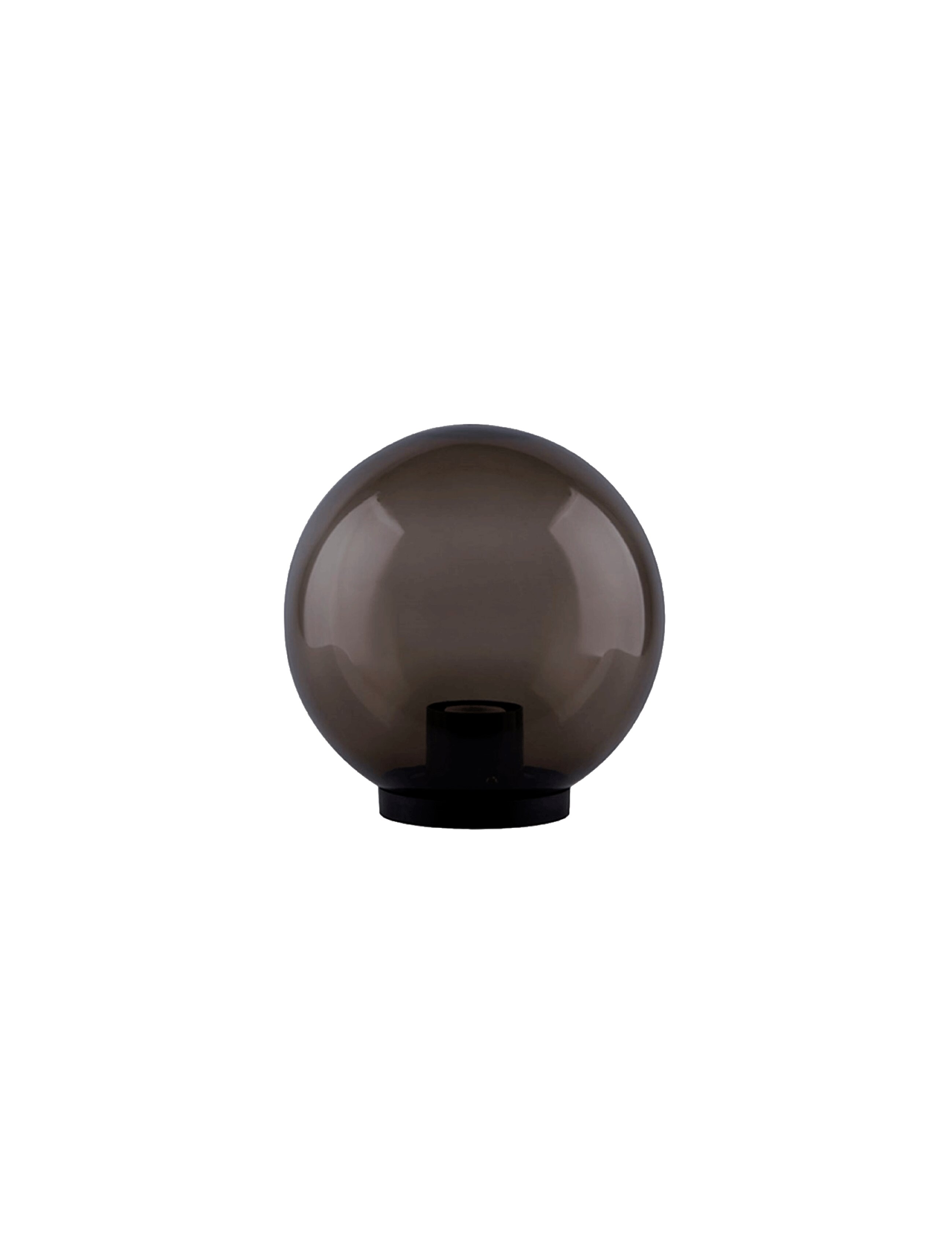 Садово-парковый светильник (шар) PMMA D350 Smoke LuminaLED