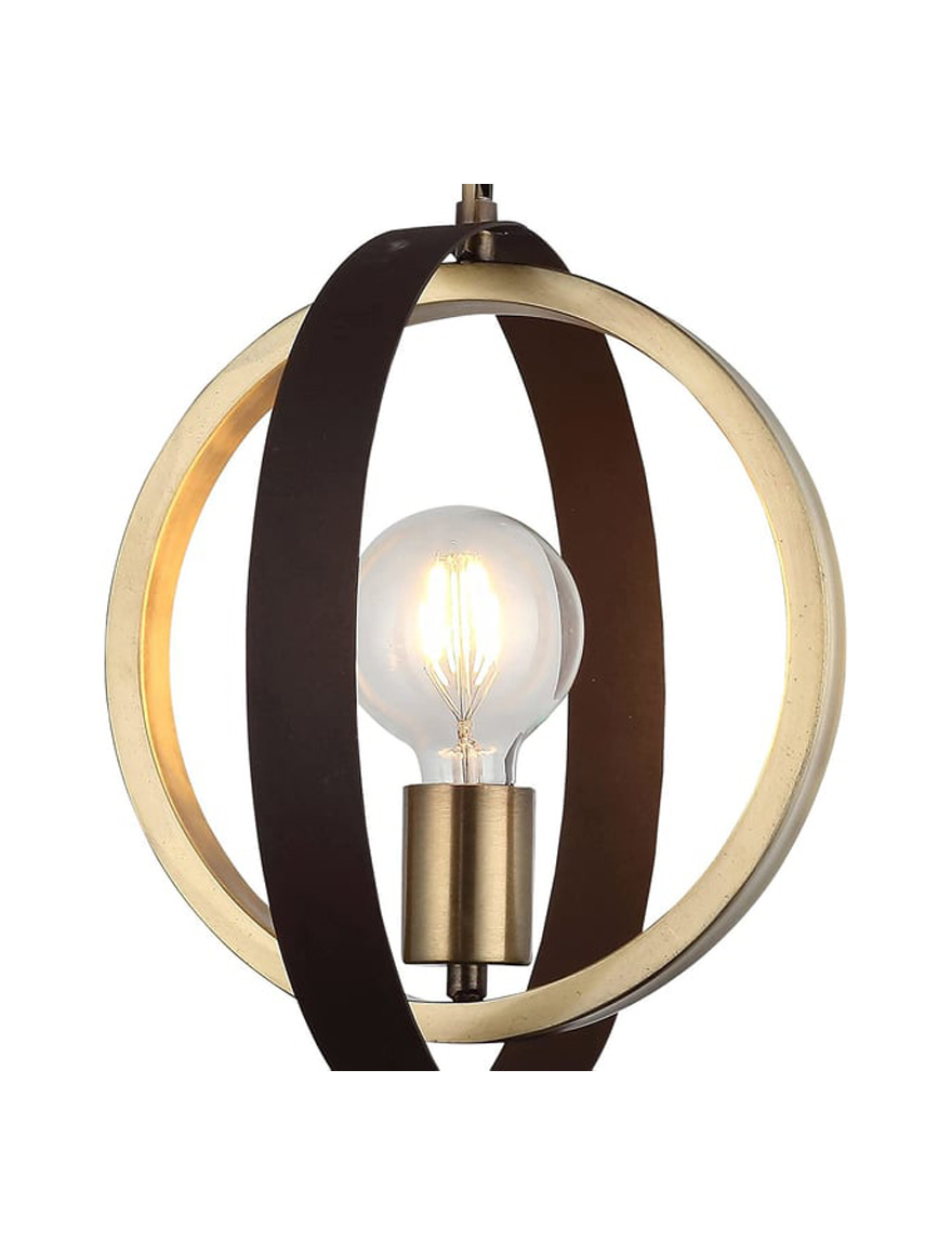 Suspensie TADO 1xE27 max 1x40W antique+coffee LUCEA