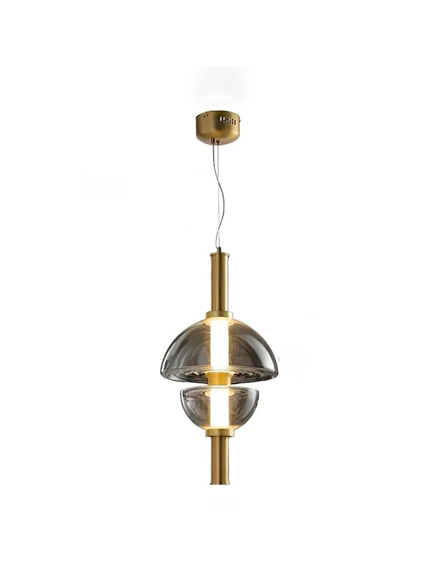 SuspensieLed FArolă 15W D30cm 1060Lm 3000K fume LUCEA