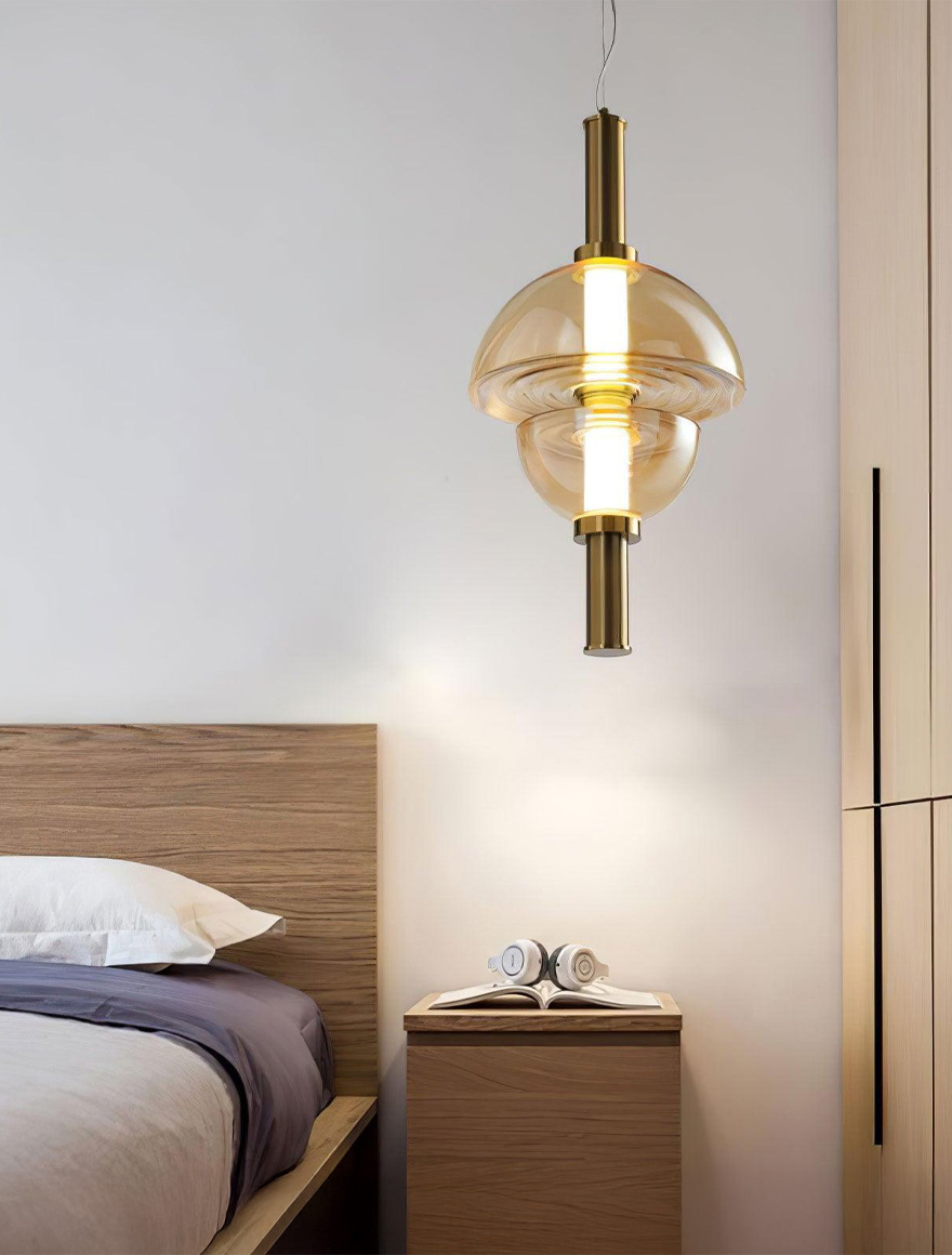 SuspensieLed FArolă 15W D30cm 1060Lm 3000K fume LUCEA