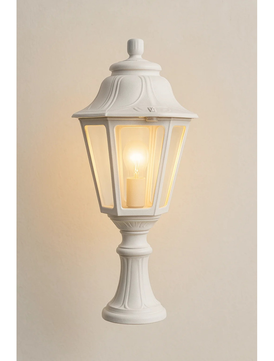 Set corp de il. ANNA E27 OPAL + suport MIKROLOT alb Fumagalli