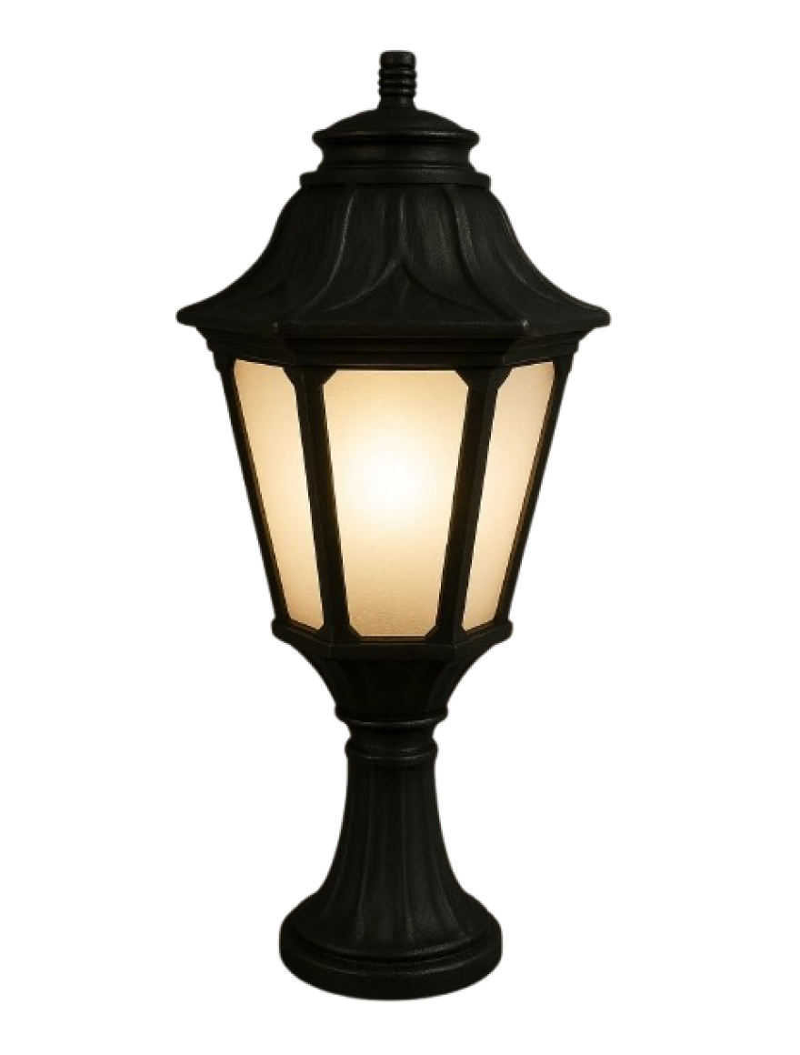 Set corp de il. ANNA E27 opal + suport MIKROLOT negru Fumagalli